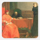 ルター（鳥）ショウジョウコウカンチョウ・ケジェタンの前 スクエアシール (正面)