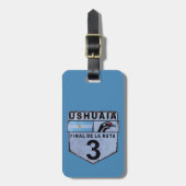 ルタ3ウシュアイアパタゴニア道路標識 ラゲッジタグ (正面縦)