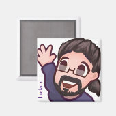 ルダルクス |こんにちは |冷蔵庫磁石v2 マグネット (正面/裏面)