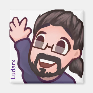 ルダルクス |こんにちは |冷蔵庫磁石v2 マグネット