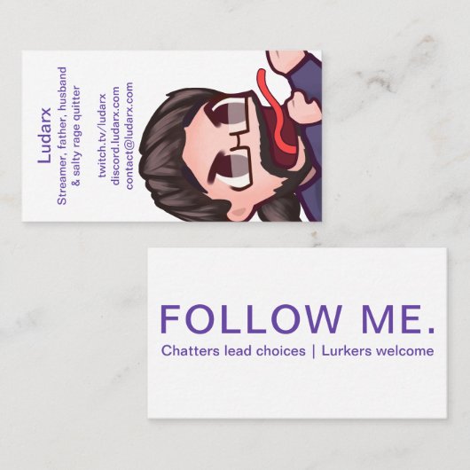 ルダルクス |名刺 | 100パック 名刺 (正面/裏面)