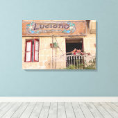 ルチアーノのピザ キャンバスプリント (インサイチュ (ウッドフロア))