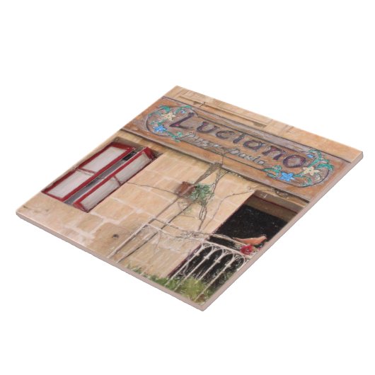 ルチアーノのピザ タイル (側面)