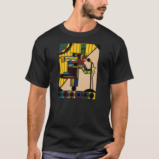 ルチェル・アレクサンダーによる「Raid I Blues」 Tシャツ (正面)