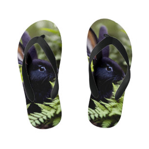 ルチファーザブラックリトルバニー、キッズビーチサンダル キッズビーチサンダル