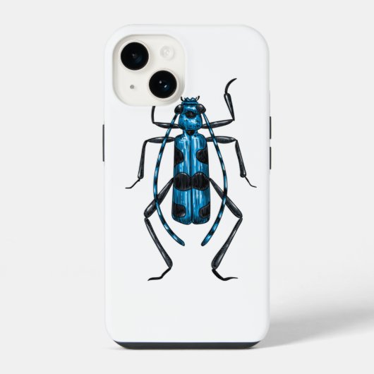 ルチモルトシロカミキムシ iPhoneケース (裏面)