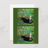 ルチャットノワールクリムトズガーデン， サンキューカード (正面/裏面)