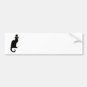 ルチャットノワールサンクスギビングピルグリムハット バンパーステッカー