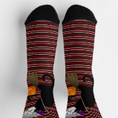 ルチャットノワールハロウィーンウィッチ ソックス (上部)