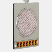 ルチャットノワールバレンタインデー シルバープレートバナーオーナメント (右)