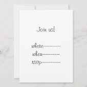 ルチャットノワールバレンタインデー 招待状 (裏面)