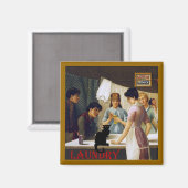 ルチャットノワールランドリールーム マグネット (正面/裏面)