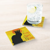 ルチャットノワールヴィンテージ ガラスコースター (アングル)