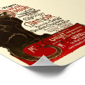 ルチャットノワール、ヴェンテホテルドゥルーファインアート ポスター (角)