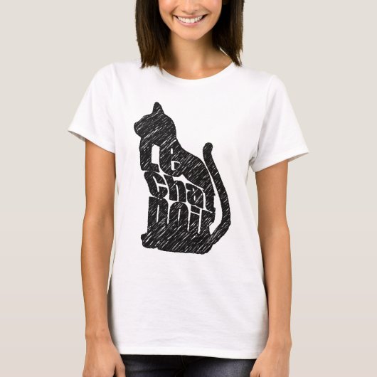 ルチャットノワール Tシャツ (正面)