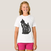 ルチャットノワール Tシャツ (正面フル)
