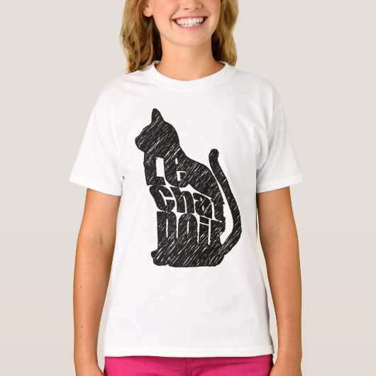 ルチャットノワール Tシャツ (正面)