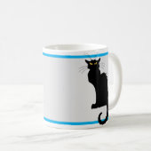 ルチャットノワールinヴァンゴッホのサンフラワーズ コーヒーマグカップ (正面右)