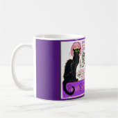 ルチャットノワールin紫 コーヒーマグカップ (左)