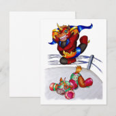 ルチャドレス 招待状 (正面/裏面)