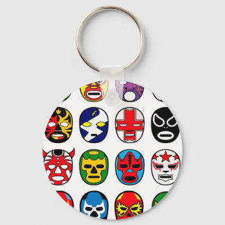 ルチャリバーLuchadorメキシコのレスリングマスク キーホルダー