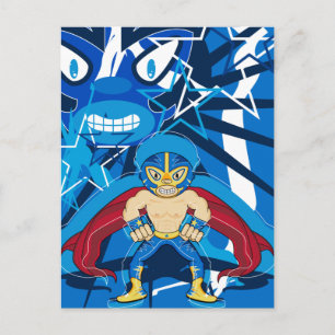 ルチャリバーLuchadorレスラー ポストカード