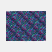 ルチャリブレ#5 フリースブランケット (正面(横))