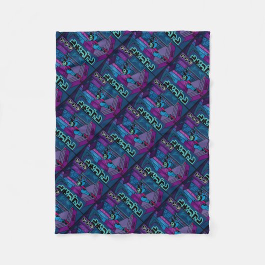 ルチャリブレ#5 フリースブランケット (正面)