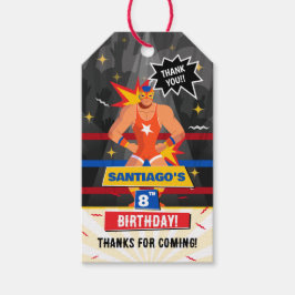 ルチャリベメキシコレスリング誕生日ギフトラベル ギフトタグ