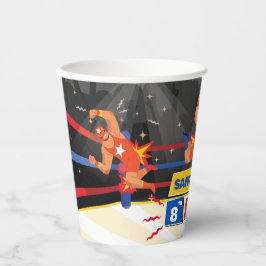 ルチャリベメキシコレスリング誕生日 紙コップ