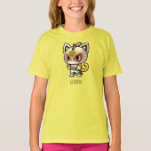 ルチャ・リブレ・キャットマスクメキシコレスリングラ・ディオサG Tシャツ (正面)