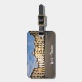 ルッカのアンフィテアトロ広場 - イタリア、トスカーナ州 ラゲッジタグ (正面縦)