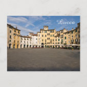 ルッカのアンフィテアトロ広場 – トスカーナ,イタリア ポストカード (正面)