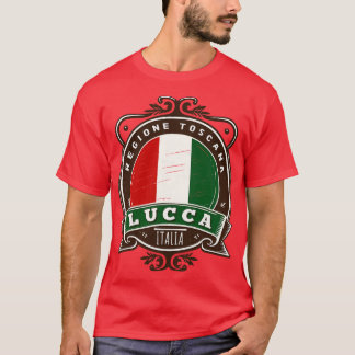 ルッカイタリアレトロスタイルデザイン Tシャツ