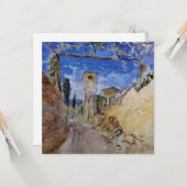 ルッカイタリアンのブドウ園の歩道 カード (正面/裏面インサイチュ)