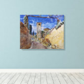 ルッカイタリアンのブドウ園の歩道 キャンバスプリント (インサイチュ (ウッドフロア))