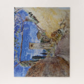 ルッカイタリアンのブドウ園の歩道 ジグソーパズル (縦)