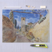 ルッカイタリアンのブドウ園の歩道 薄葉紙 (クラフト)