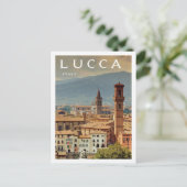 ルッカイタリアヴィンテージ有名なトラベルプレイス ポストカード (スタンド正面)
