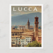 ルッカイタリアヴィンテージ有名なトラベルプレイス ポストカード (正面)