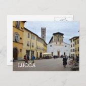 ルッカ、イタリア ポストカード (正面/裏面)