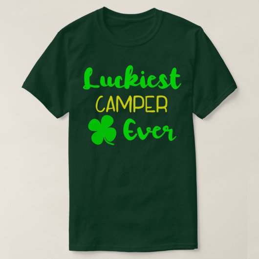 ルッキエストカンパーエバーSt patricks dayアイリッシュキャンプ Tシャツ (デザイン正面)
