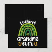 ルッキエストグランマエバーファミリーセントパトリックの日 ポストカード (正面/裏面)