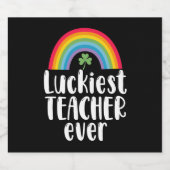 ルッキエスト先生エバースクールギフトSt patricks day スパークリングワインラベル (シングルラベル)