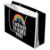 ルッキエスト先生エバースクールギフトSt patricks day ラージペーパーバッグ (正面アングル)