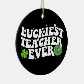 ルッキエスト先生エバーディスコボールシャムロックグルーヴィ セラミックオーナメント (右)