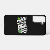 ルッキエスト先生エバーディスコボールシャムロックグルーヴィ SAMSUNG GALAXYケース (裏面横)