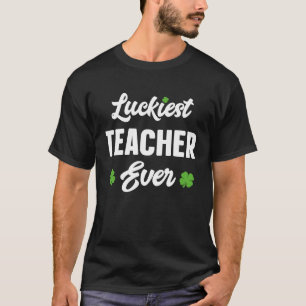 ルッキエスト先生エバーラッキースクールSt patricksダ Tシャツ