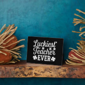 ルッキエスト先生教えエバーズセントパトリックの日 フォトプラーク (側面)