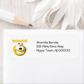 ルッキング熱狂するドゥーフス顔 ラベル (インサイチュ)